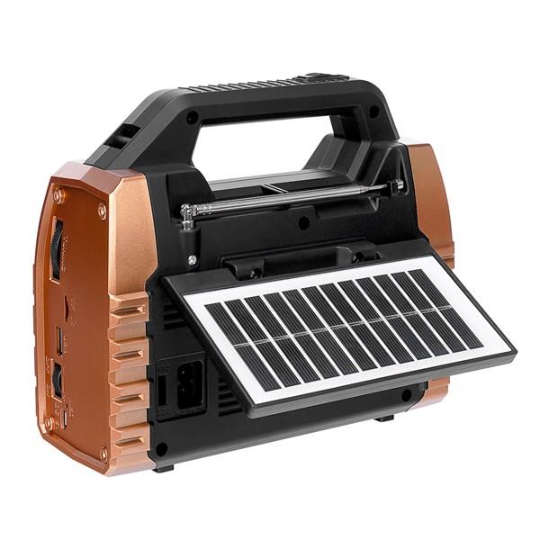 Mikado MDR-325 Ahşap USB- TF Destekli FM/AM/SW/BT+SOLAR+Power Bank 3 Band Klasik Radyo