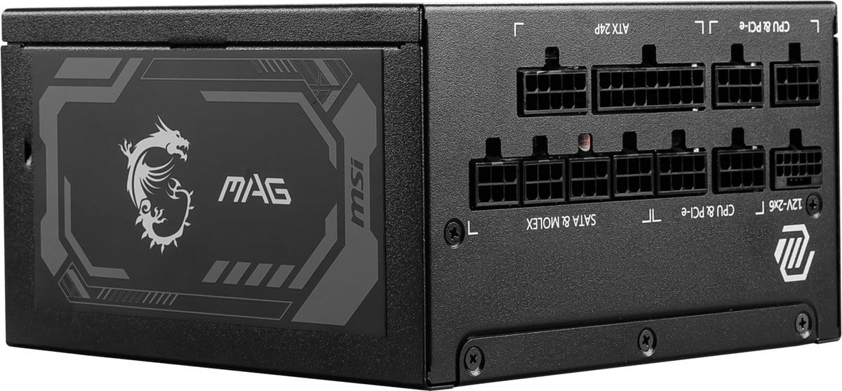 MSI 1000w 80+ Gold MAG A1000GL PCIE5 II Tam Modüler Power Supply