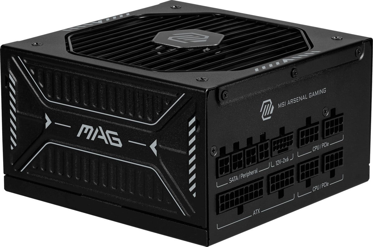 MSI 1000w 80+ Gold MAG A1000GLS PCIE5 Tam Modüler Power Supply