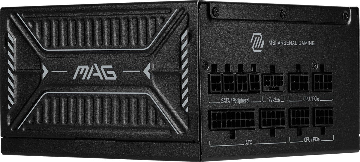 MSI 1000w 80+ Gold MAG A1000GLS PCIE5 Tam Modüler Power Supply