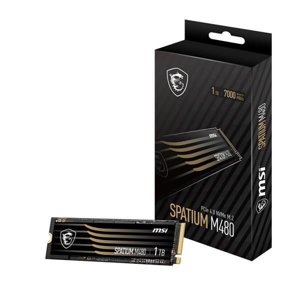 MSI 1TB SPATIUM M480 PRO 7400-6000MB/s M2 NVME GEN4 DİSK