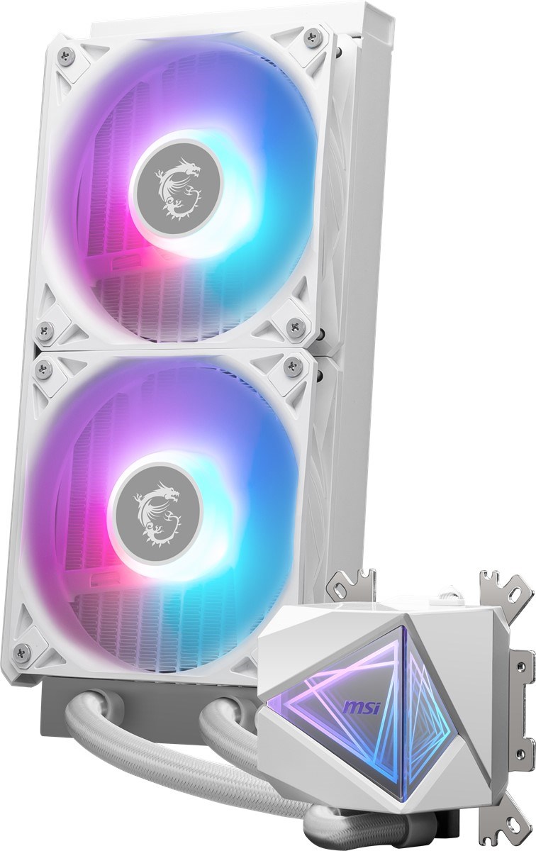 MSI 240mm MAG CORELIQUID I240 WHITE ARGB AM5-1851p Sıvı Soğutmalı İşlemci Fanı Beyaz