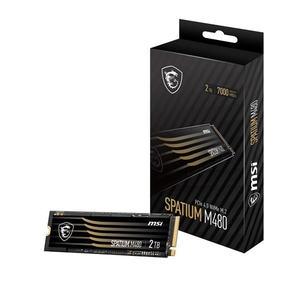 MSI 2TB SPATIUM M480 PRO 7400-7000MB/s M2 NVME GEN4 DİSK