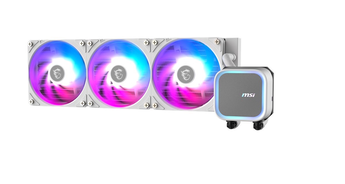 MSI 360mm MAG CORELIQUID A13 360 WHITE ARGB AM5-1851p Sıvı Soğutmalı İşlemci Fanı Beyaz