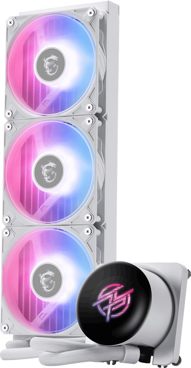 MSI 360mm MPG CORELIQUID P13 360 WHITE ARGB AM5-1851P Sıvı Soğutmalı İşlemci Fanı Beyaz