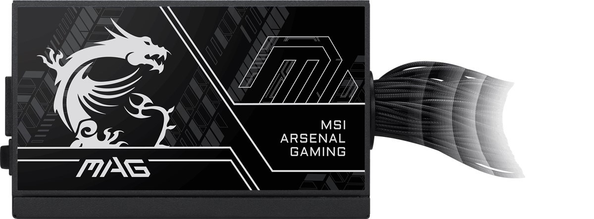 MSI 750w 80+ Bronze MAG A750BN PCIE5 III Power Supply
