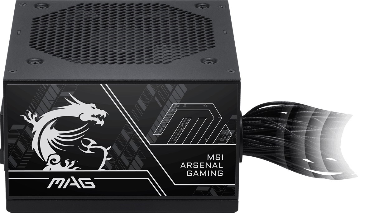 MSI 750w 80+ Bronze MAG A750BN PCIE5 III Power Supply