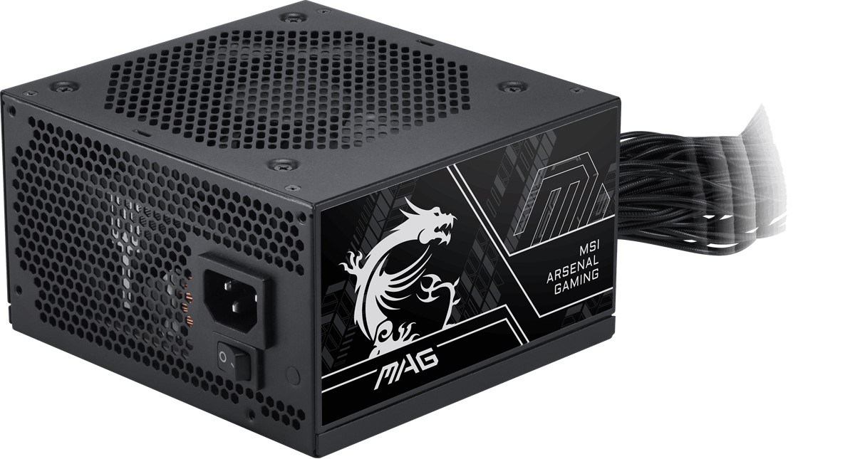 MSI 750w 80+ Bronze MAG A750BN PCIE5 III Power Supply