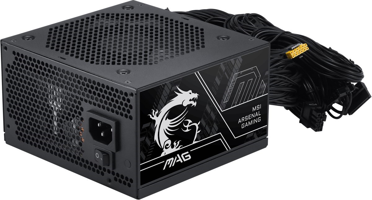 MSI 750w 80+ Bronze MAG A750BN PCIE5 III Power Supply