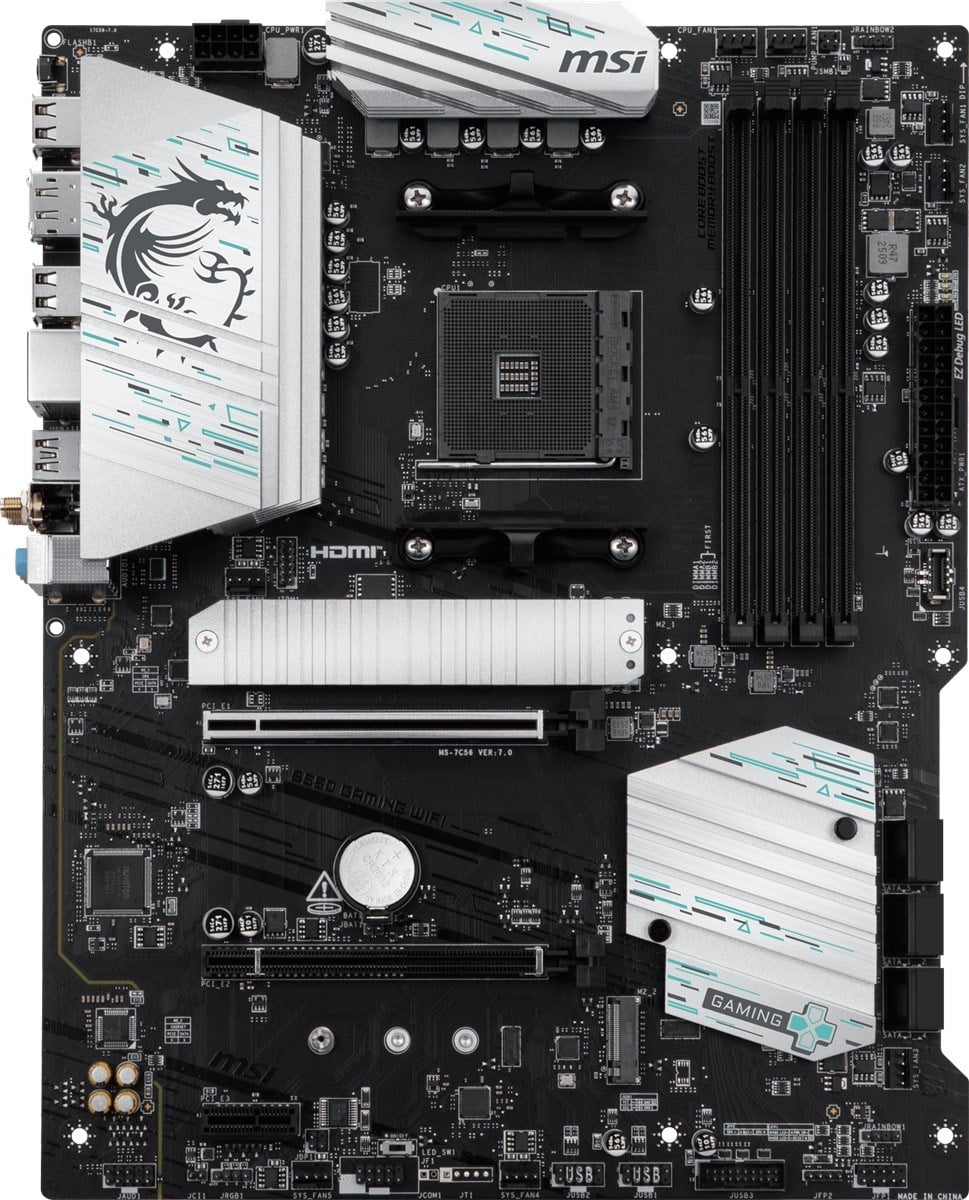 MSI B550 GAMING WIFI5 DDR4 HDMI-DP TYPEC PCIE 4.0 AM4 mATX