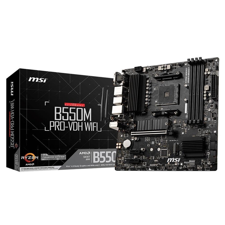 MSI B550M PRO-VDH WIFI DDR4 4400(OC) HDMI MATX AM4MSI B550M PRO-VDH WIFI DDR4 4400(OC) HDMI MATX AM4AA877MSI9664719072733698MsiAnakartAA877MSI966