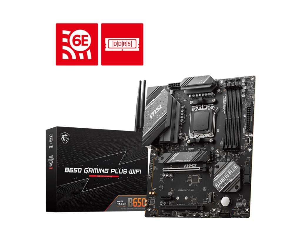 MSI B650 GAMING PLUS WIFI AMD B650 AM5 SOKET DDR5 