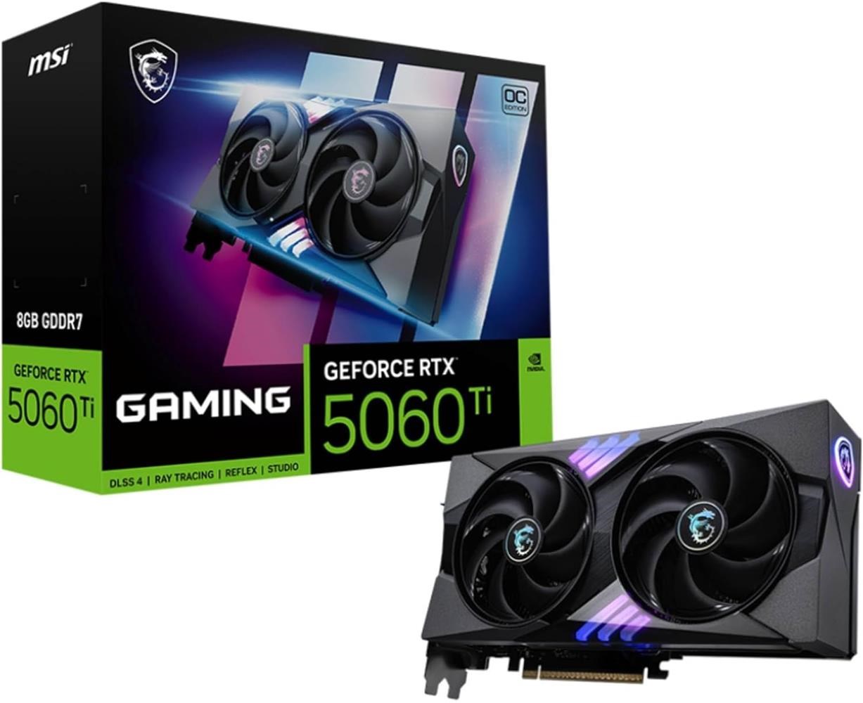 Msi GeForce RTX5060TI 8G GAMING OC RTX5060TI 8GB GDDR7 128B DX12 (3XDP 1XHDMI) Ekran Kartı