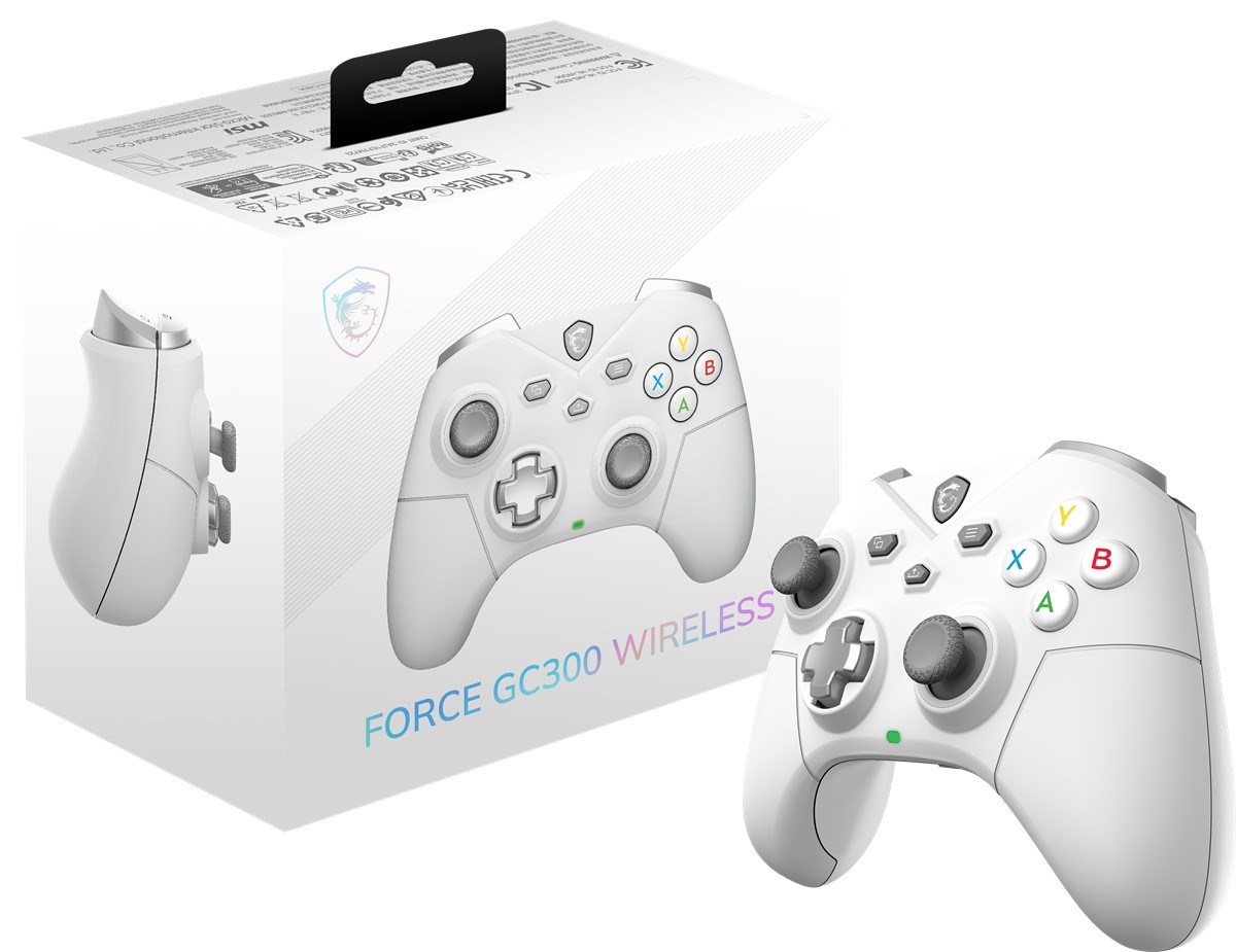 MSI GG Force GC30 V2 Kablosuz Beyaz Oyun Kolu (Gamepad)