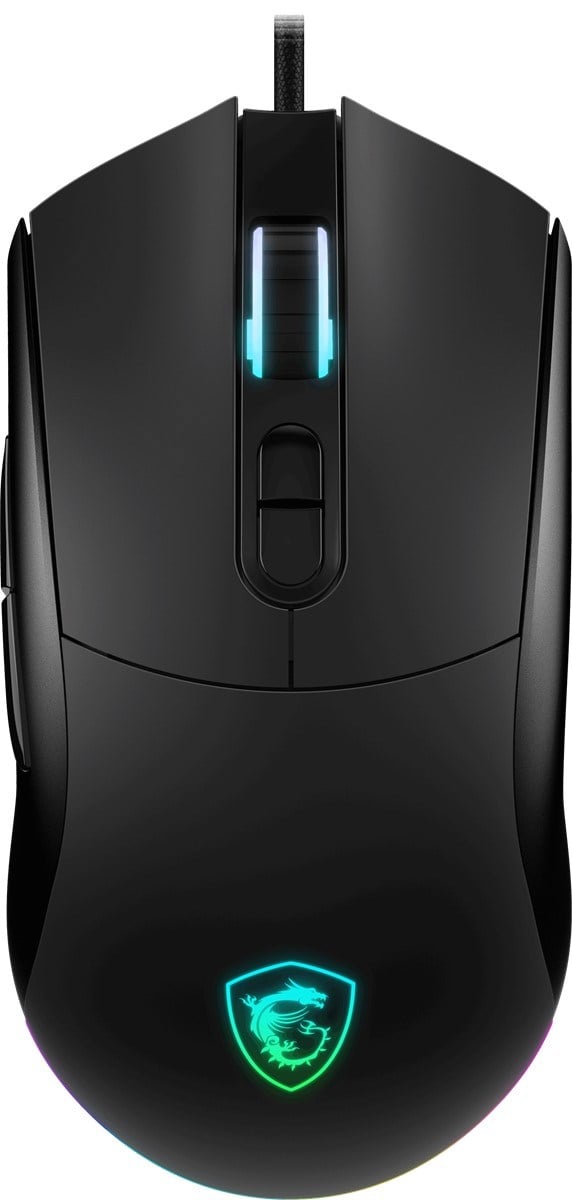 MSI GG Forge GM320 RGB 12800 DPI Kablolu Siyah Oyuncu Mouse