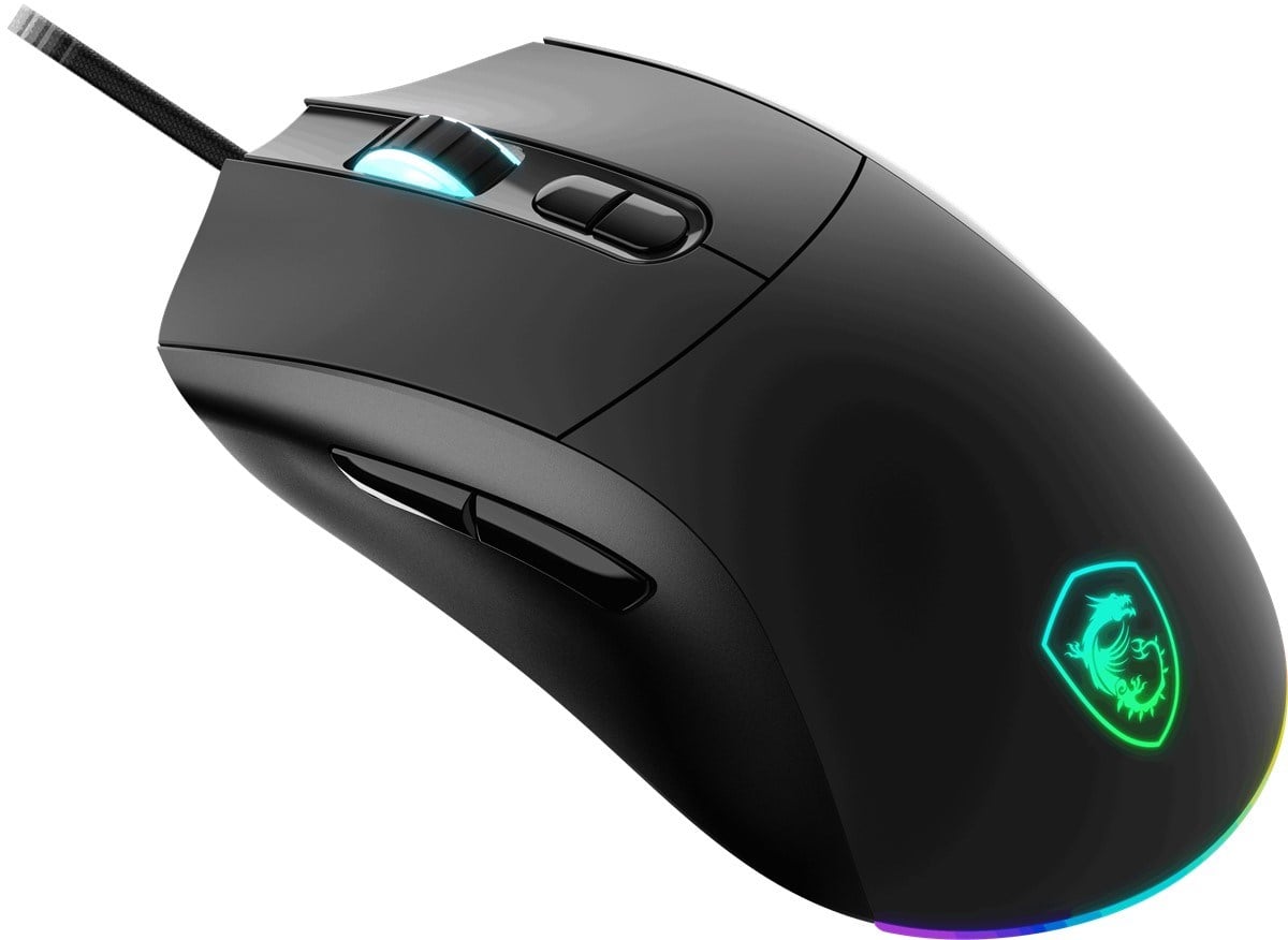 MSI GG Forge GM320 RGB 12800 DPI Kablolu Siyah Oyuncu Mouse