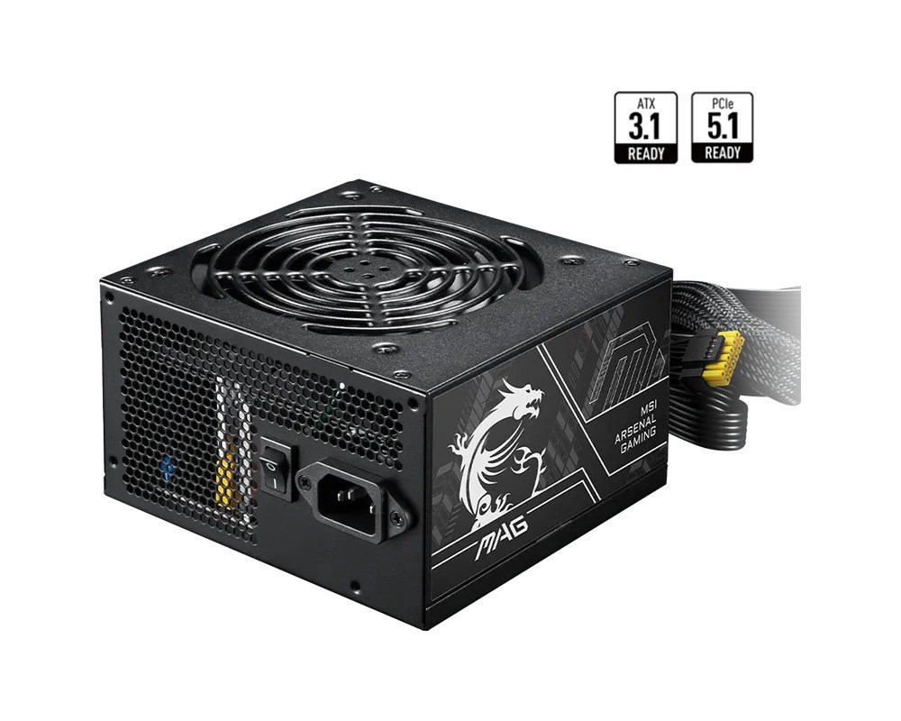 MSI MAG A750BN PCIE5 II 750W 80+ Bronze NMODULAR