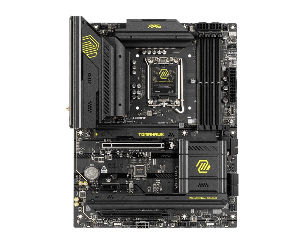 MSI MAG B860 TOMAHAWK WIFI7 DDR5 HDMI-DP TYPEC PCIE 5.0 1851p ATX
