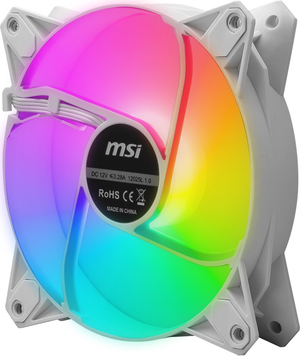 MSI MAG F120 ARGB WHITE-3RW Kasa Fanı Beyaz