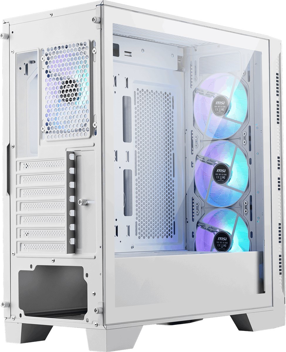 MSI MAG FORGE 320R AIRFLOW WHITE Gaming Nid-Tower PC Kasası Beyaz