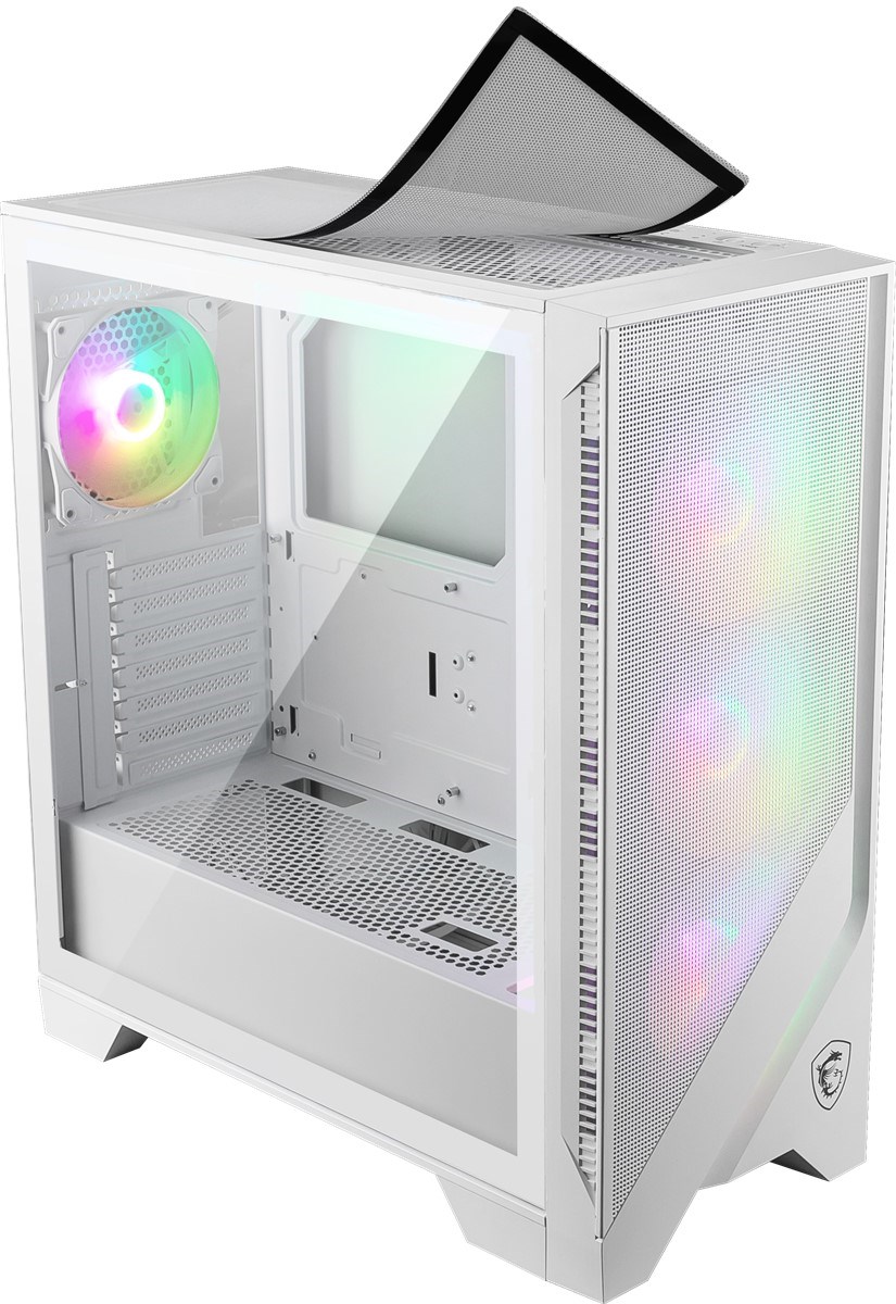MSI MAG FORGE 320R AIRFLOW WHITE Gaming Nid-Tower PC Kasası Beyaz