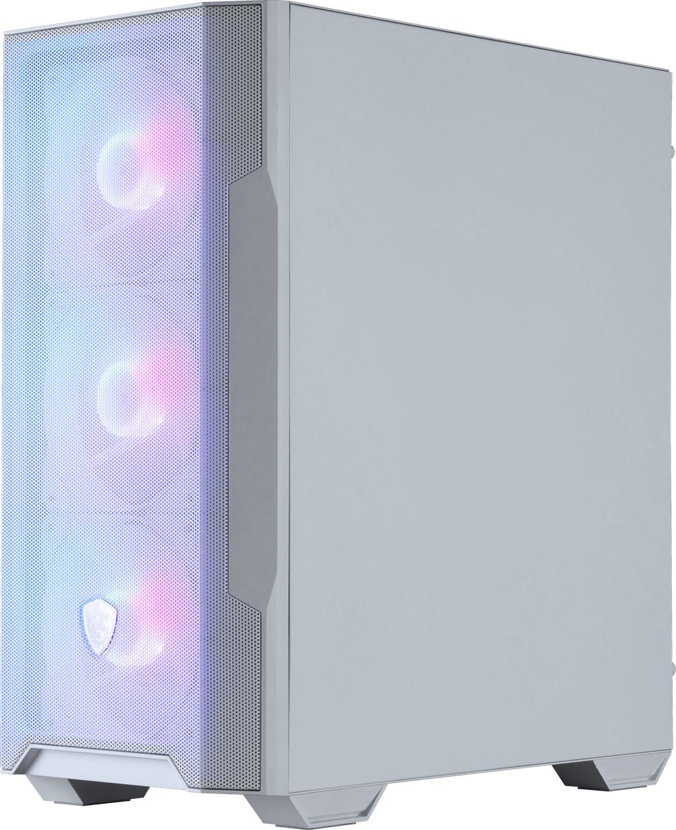 MSI MAG FORGE M100R WHITE Gaming Micro-Tower PC Kasası Beyaz