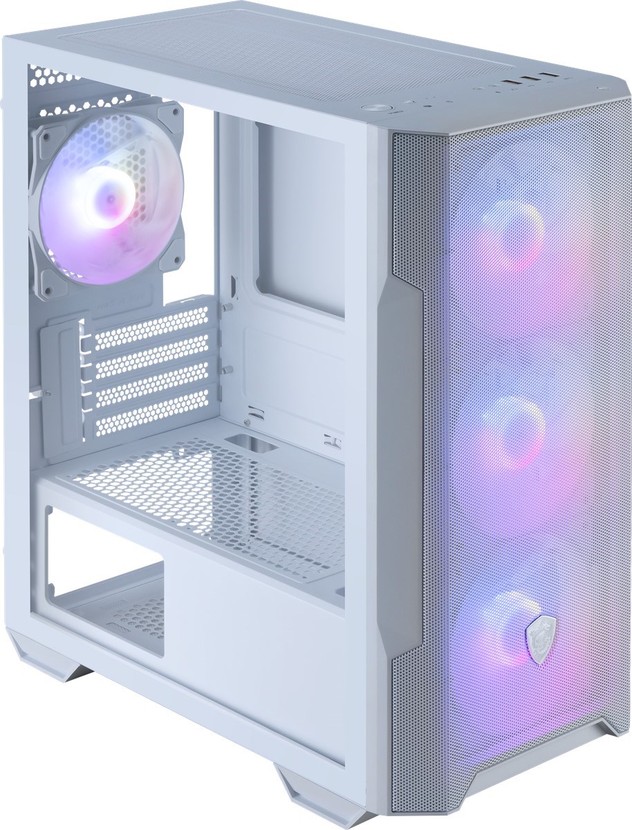 MSI MAG FORGE M100R WHITE Gaming Micro-Tower PC Kasası Beyaz