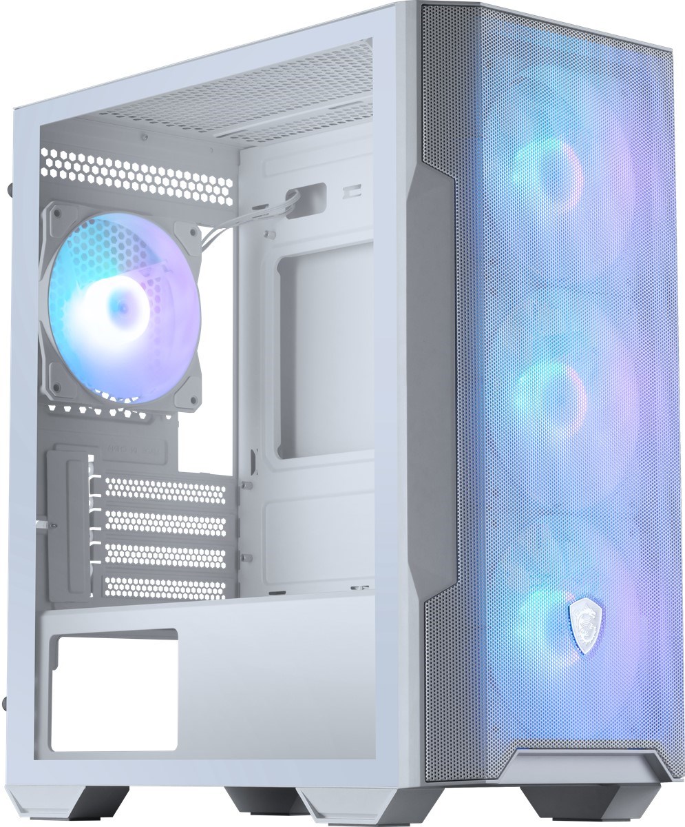 MSI MAG FORGE M100R WHITE Gaming Micro-Tower PC Kasası Beyaz
