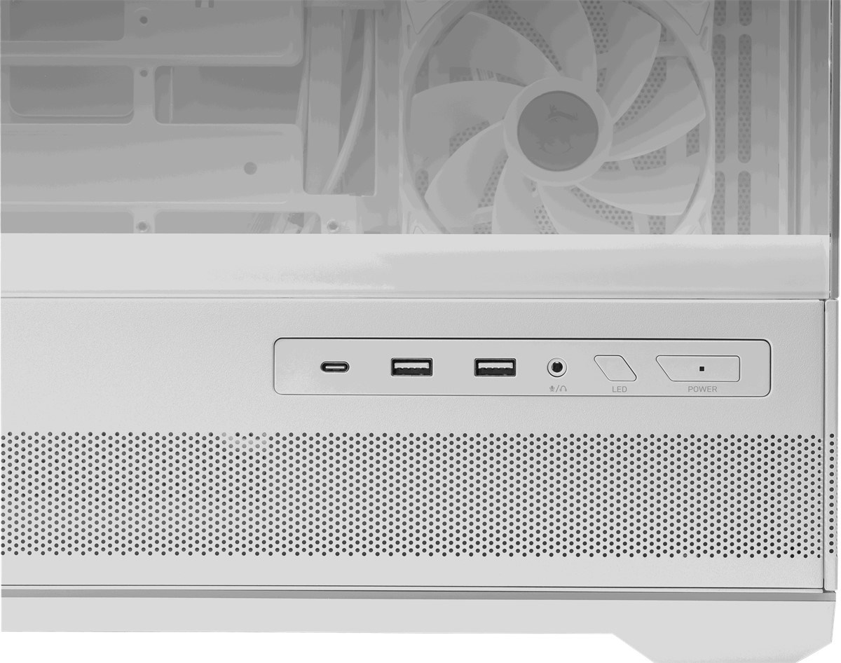 MSI MAG PANO 110R PZ WHITE Gaming Mid-Tower PC Kasası Beyaz