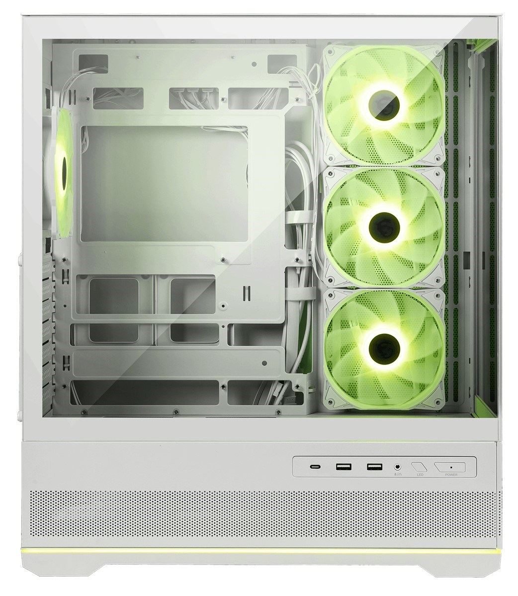 MSI MAG PANO 110R PZ WHITE Gaming Mid-Tower PC Kasası Beyaz