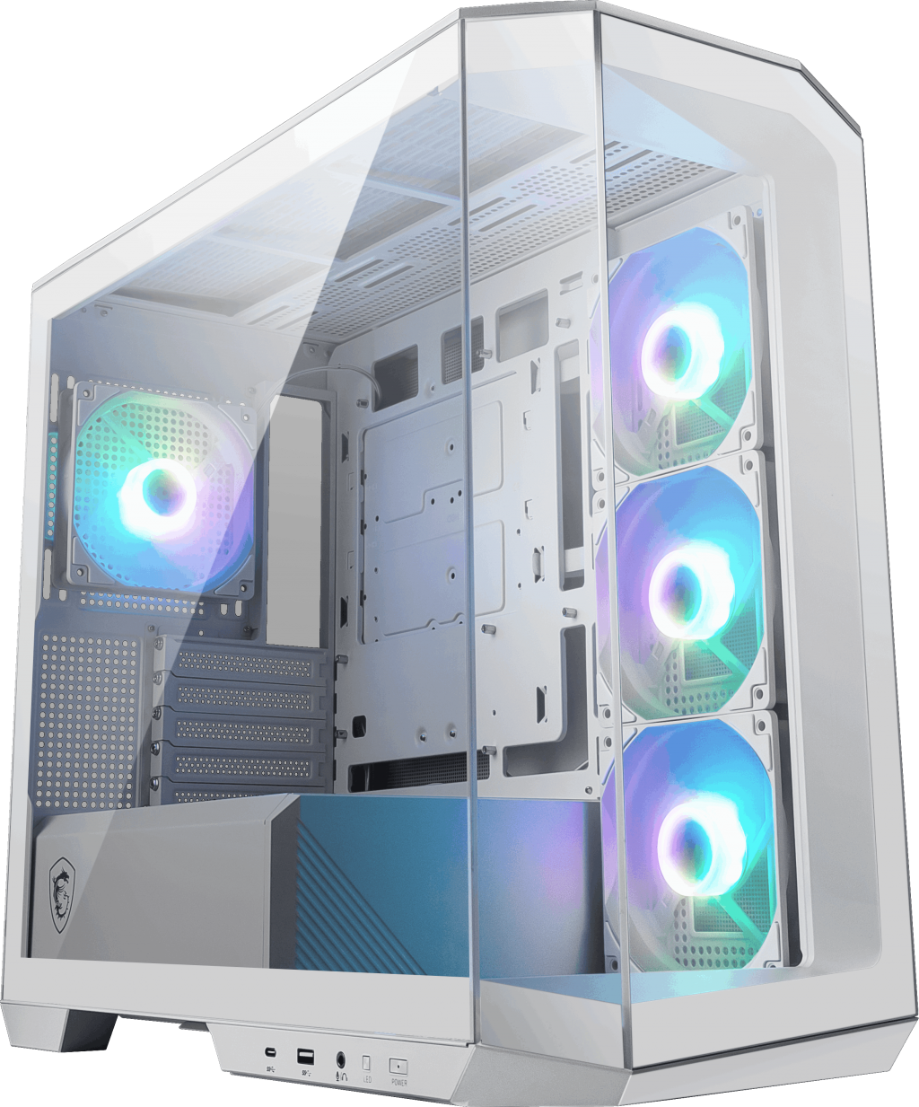 MSI MAG PANO M100R PZ WHITE Gaming Mid-Tower PC Kasası Beyaz