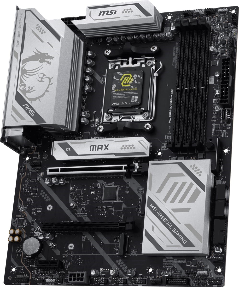 MSI MAG X870E GAMING MAX WIFI7 DDR5 HDMI-DP PCIE 5.0 AM5 ATX