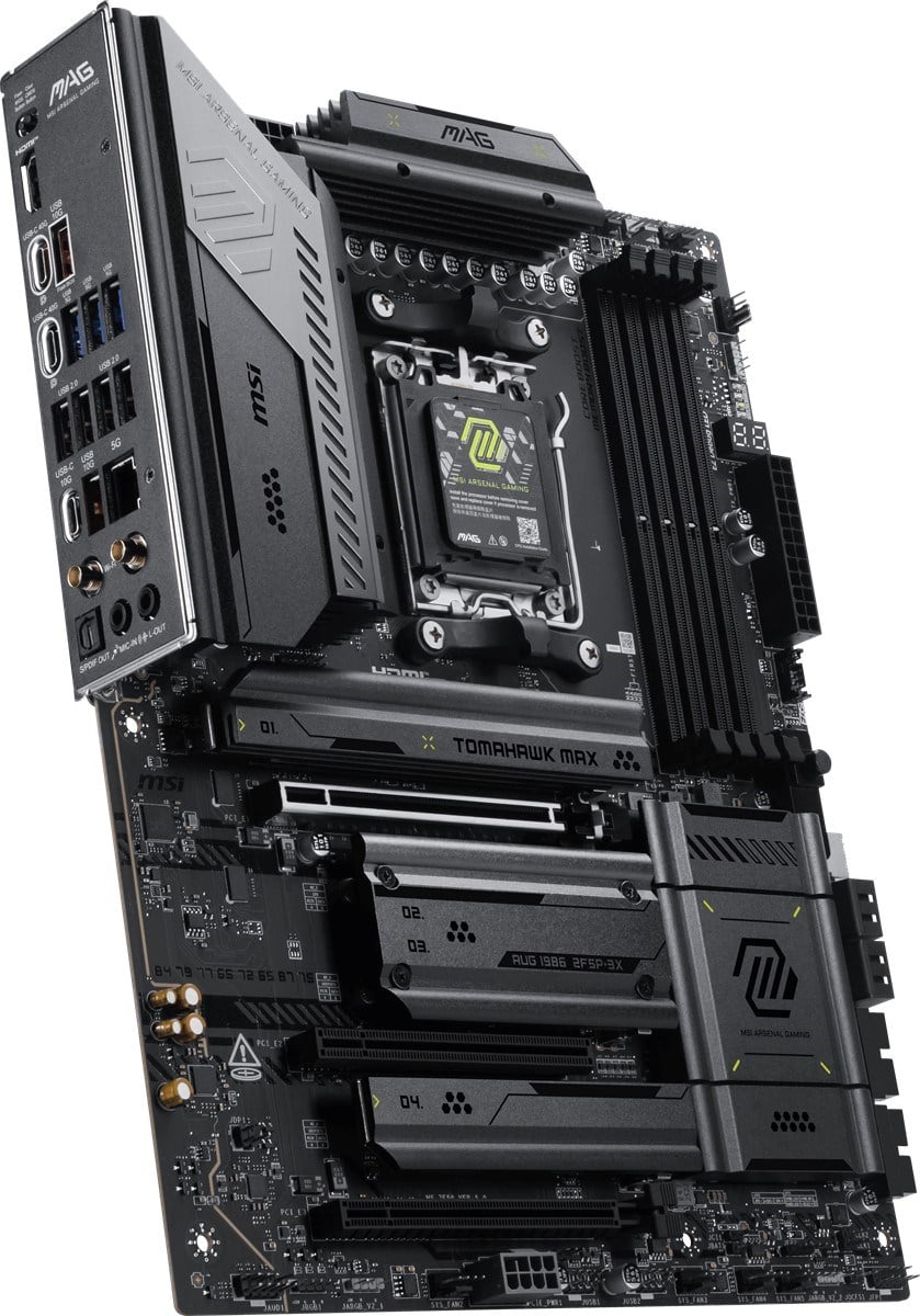 MSI MAG X870E TOMAHAWK MAX WIFI7 DDR5 HDMI-DP TYPEC PCIE 5.0 AM5 ATX