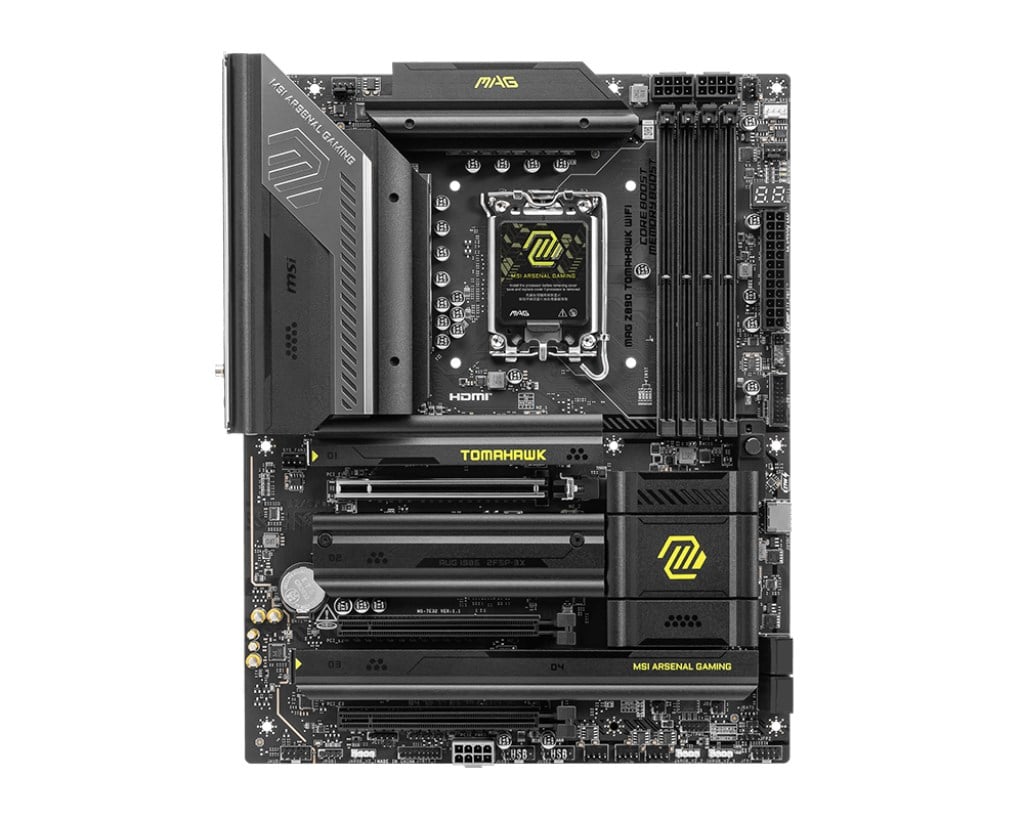 MSI MAG Z890 TOMAHAWK WIFI7 DDR5 HDMI-DP TYPEC PCIE 5.0 1851p ATX