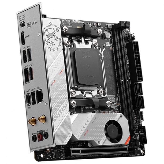 MSI MPG B650I EDGE WIFI DDR5 HDMI M.2 USB 3.2 LAN WİFİ MITX AM5