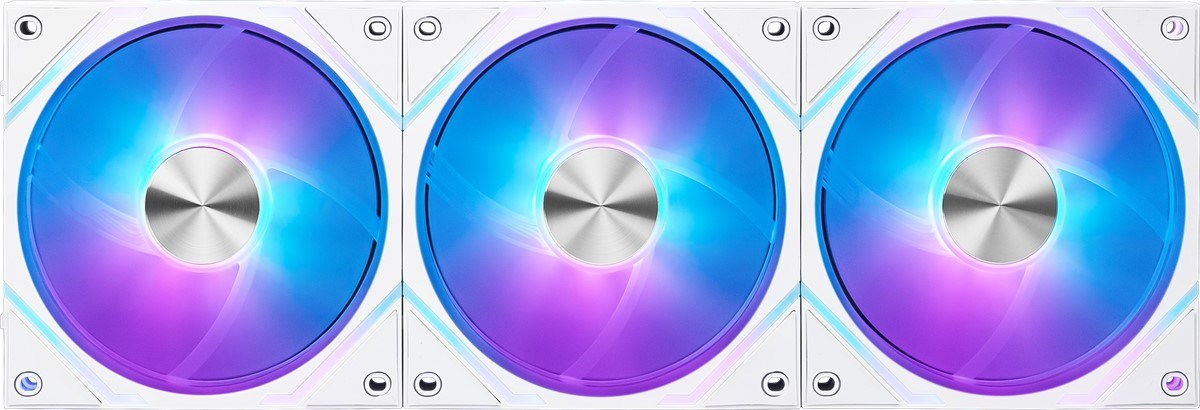 MSI MPG EZ120 ARGB WHITE-3W Kasa Fanı 3-lü Set Beyaz