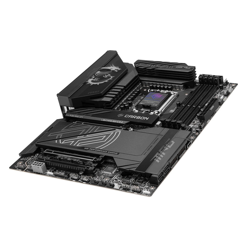 MSI MPG Z890 CARBON WIFI-7 DDR5 HDMI DP PCIE 5.0 1851p ATX