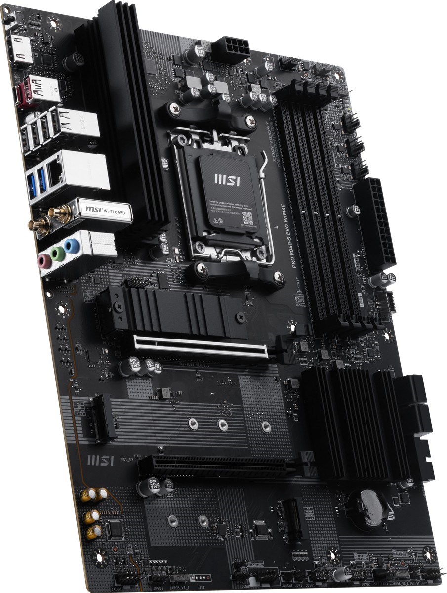 MSI PRO B840-S EVO WIFI6E DDR5 HDMI-TYPEC PCIE 4.0 AM5 ATX