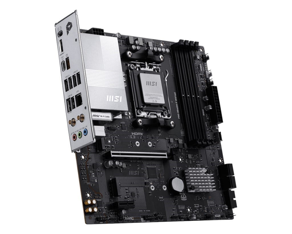MSI PRO B840M-P WIFI6E DDR5 HDMI-TYPEC PCIE 4.0 AM5 mATX