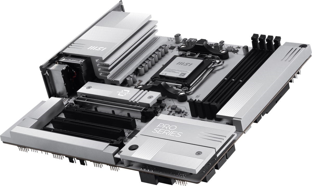 MSI PRO B850M-A WIFI7 PZ DDR5 HDMI-DP TYPEC PCIE 5.0 AM5 mATX BEYAZ