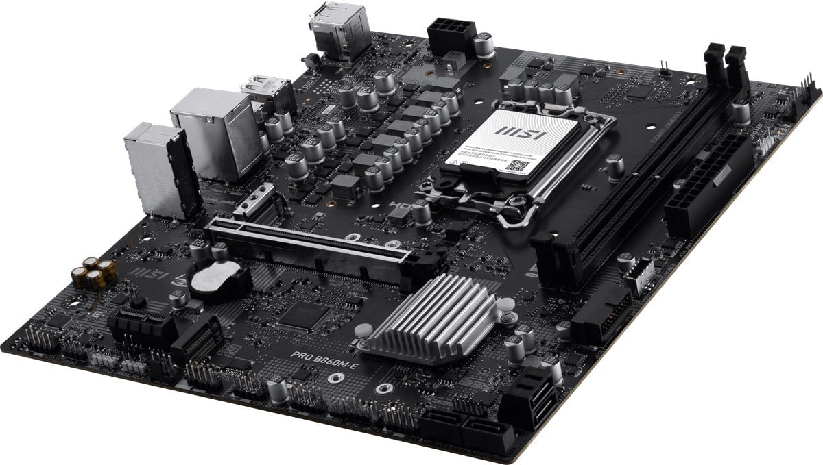 MSI PRO B860M-E DDR5 HDMI-DP PCIE 5.0 1851p mATX