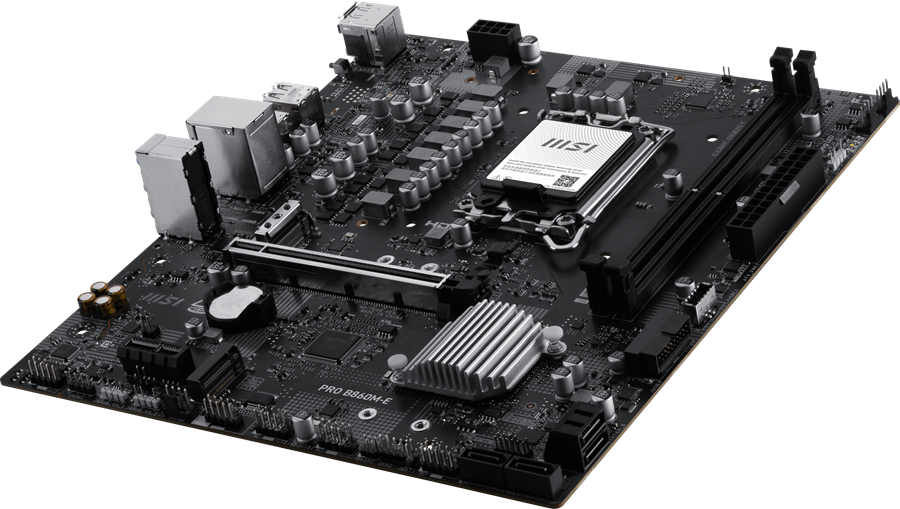 MSI PRO B860M-E DDR5 HDMI-DP PCIE 5.0 1851p mATX