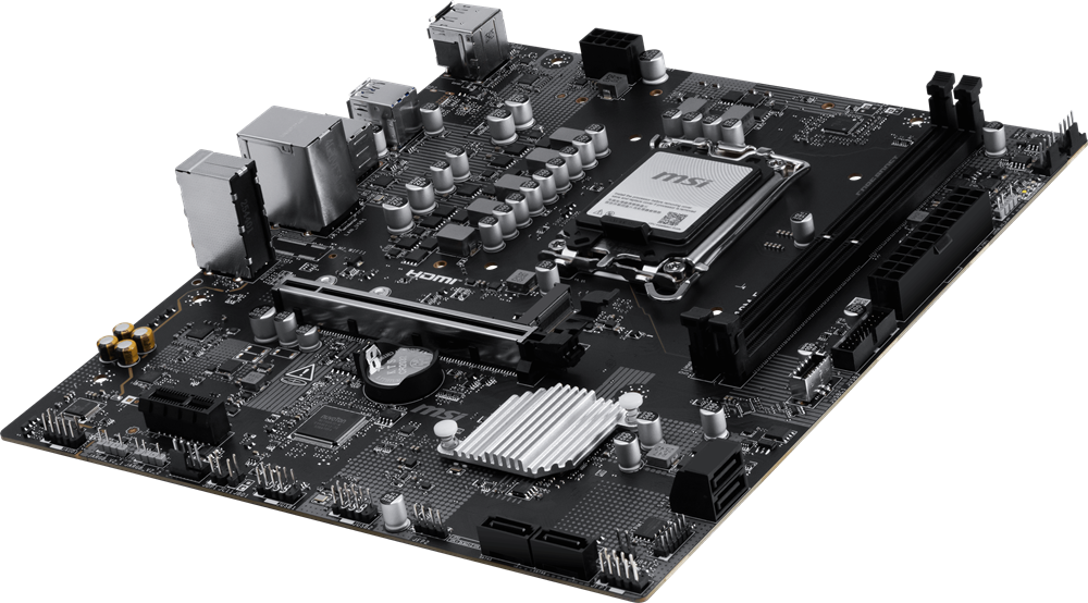 MSI PRO H810M-E DDR5 HDMI-DP PCIE 4.0 1851p mATX