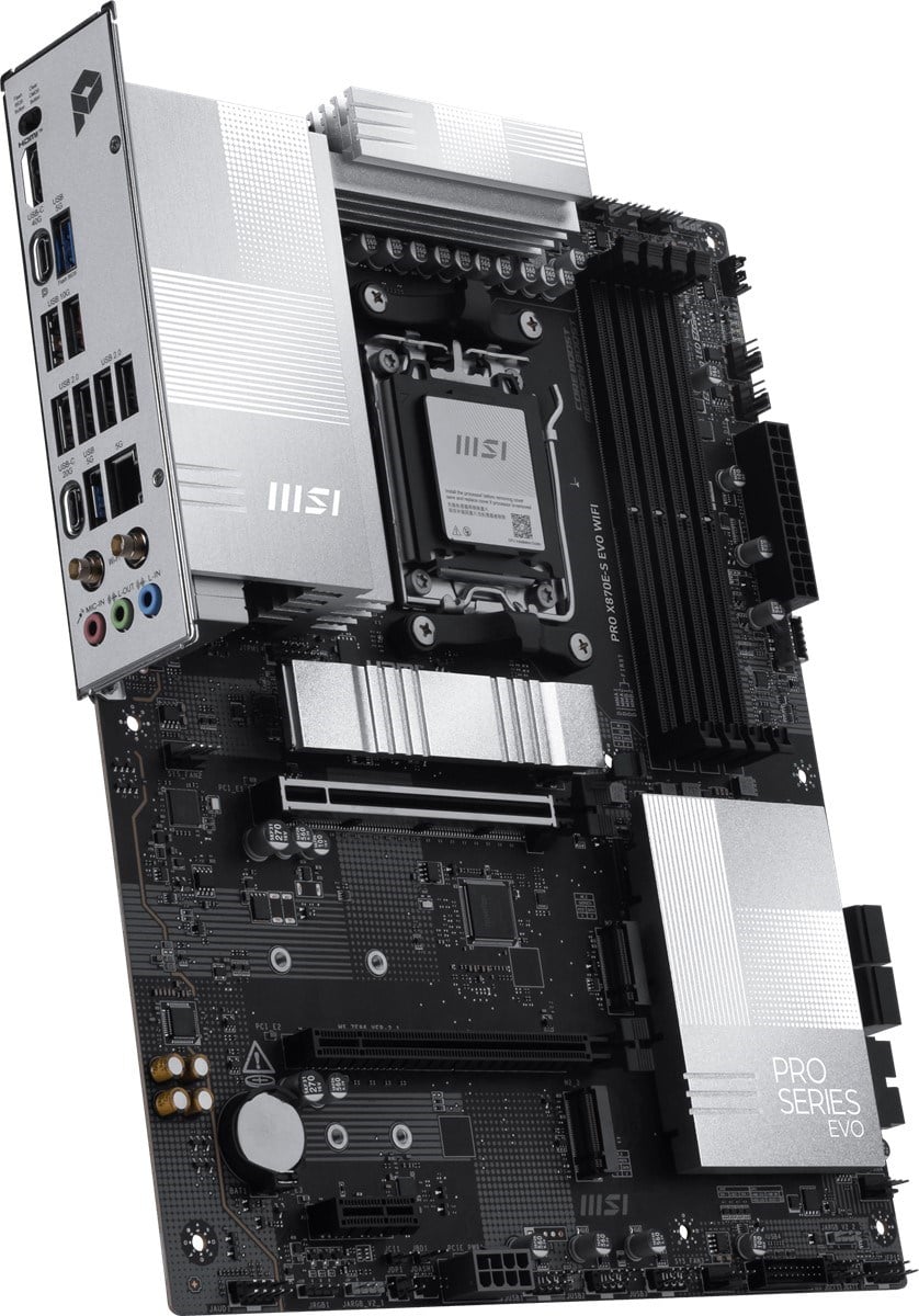 MSI PRO X870E-S EVO WIFI7 DDR5 HDMI-DP TYPEC PCIE 5.0 AM5 ATX