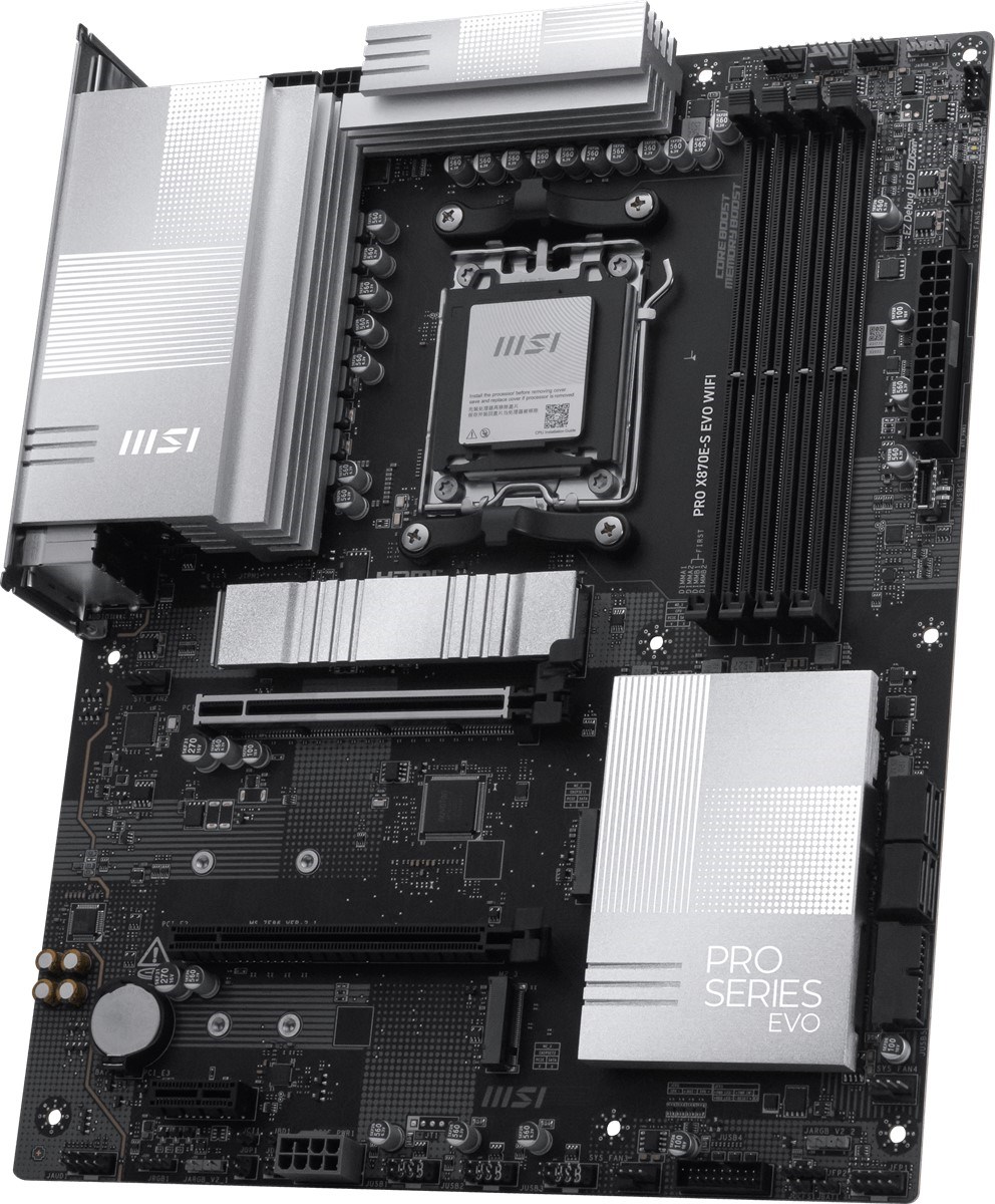 MSI PRO X870E-S EVO WIFI7 DDR5 HDMI-DP TYPEC PCIE 5.0 AM5 ATX