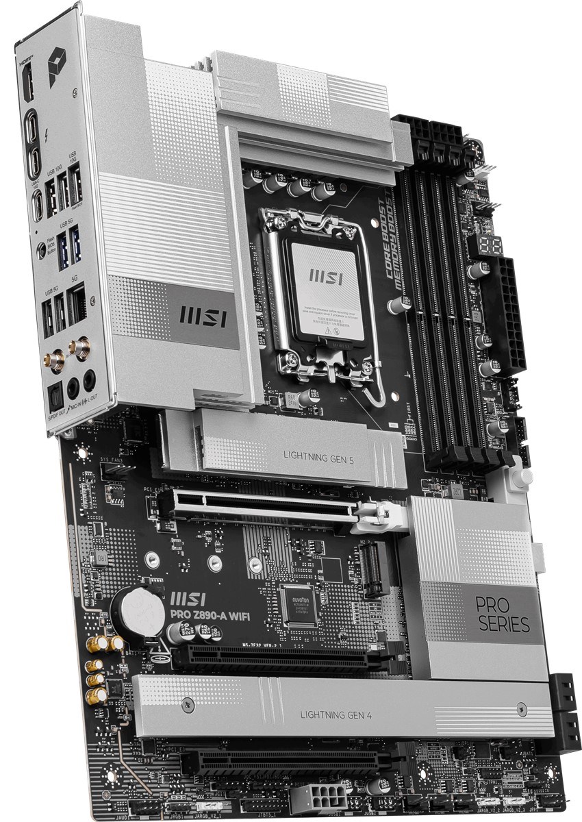 MSI PRO Z890-A WIFI7 DDR5 HDMI-TYPEC PCIE 5.0 1851p ATX