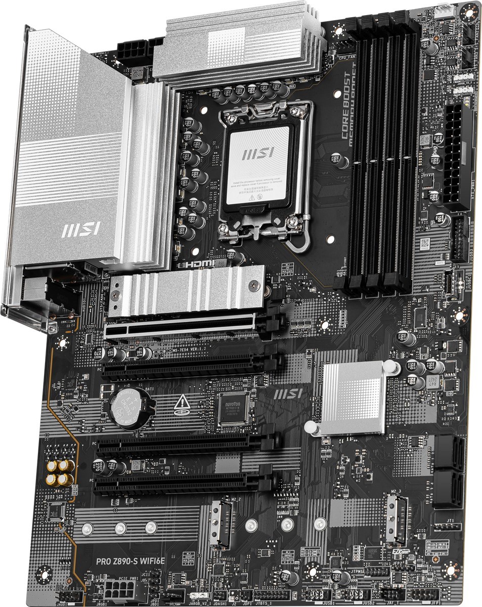 MSI PRO Z890-S WIFI6E DDR5 HDMI-DP TYPEC PCIE 5.0 1851p ATX
