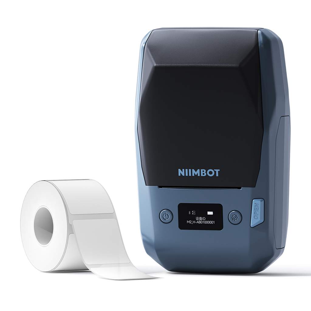 NIIMBOT M2, Taşınabilir, Akıllı Renk Baskısı, Termal Etiket Yazıcı (Bluetooth) Göl Mavisi