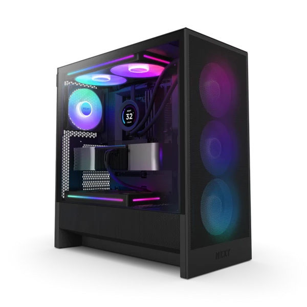 NZXT H5 FLOW 2024 CC-H52FB-R1 ARGB Gaming Mid-Tower PC Kasası
