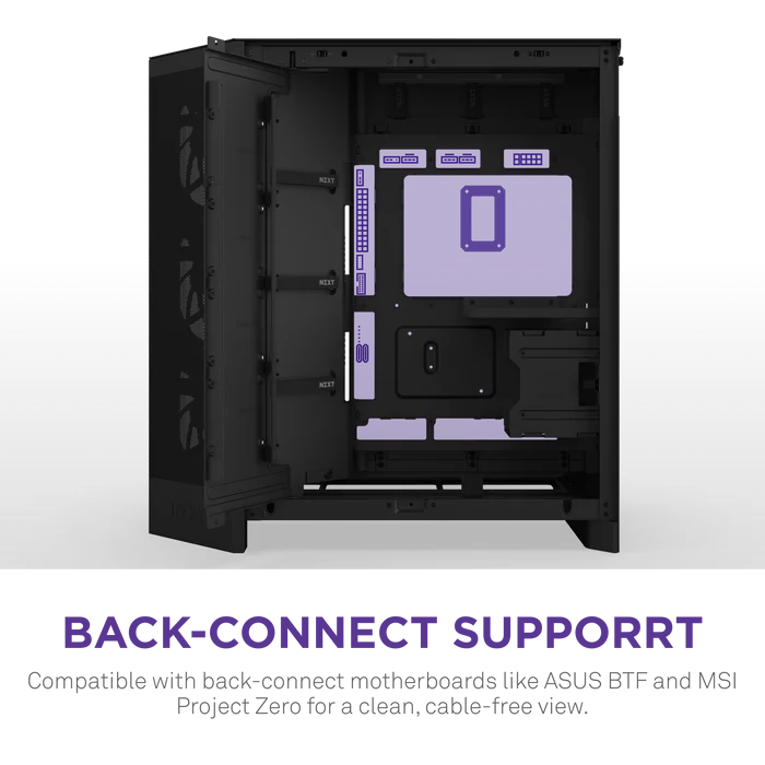 NZXT H9 FLOW CM-H92FB-01 Gaming Mid Tower PC Kasası